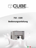 Bedienungsanleitung für die CUBE – Deutsch (DE)